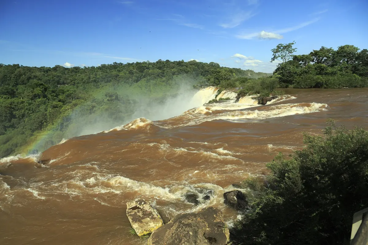 The edge of the Salto San Martín